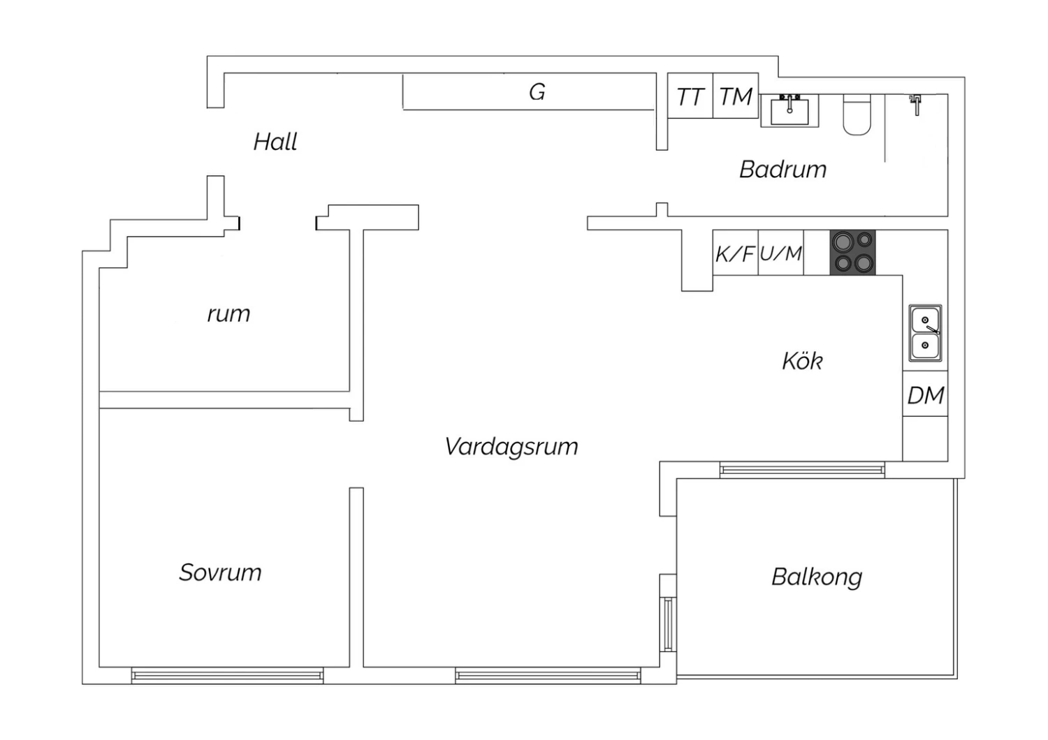 Alternativ planlösning
