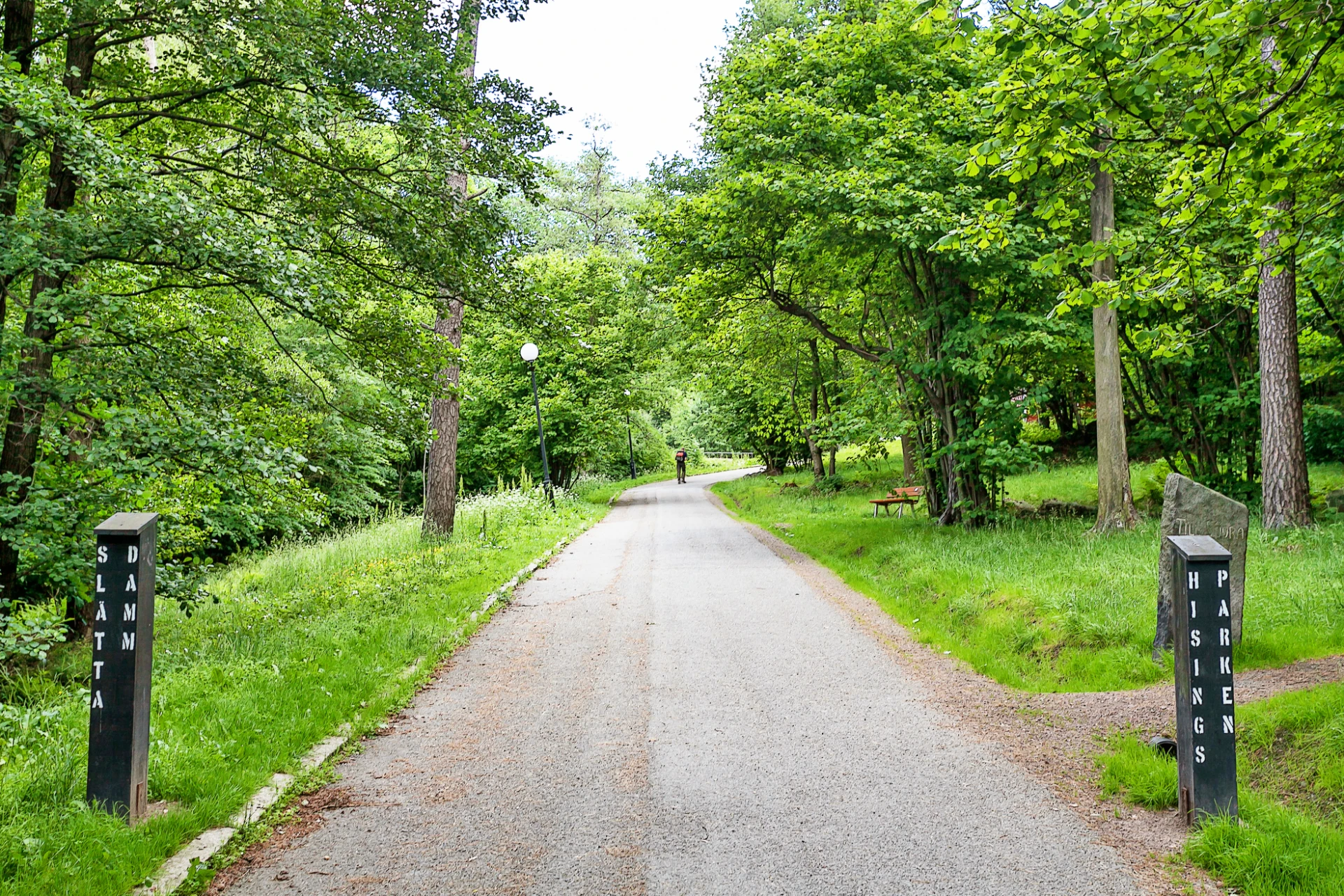 Fina promenadstråk i Hisingsparken