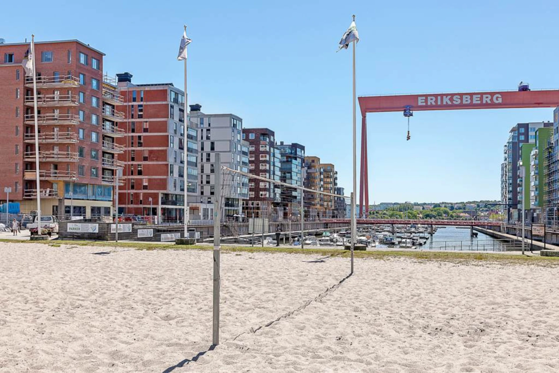 Lågupplöst Beachvolleyplan