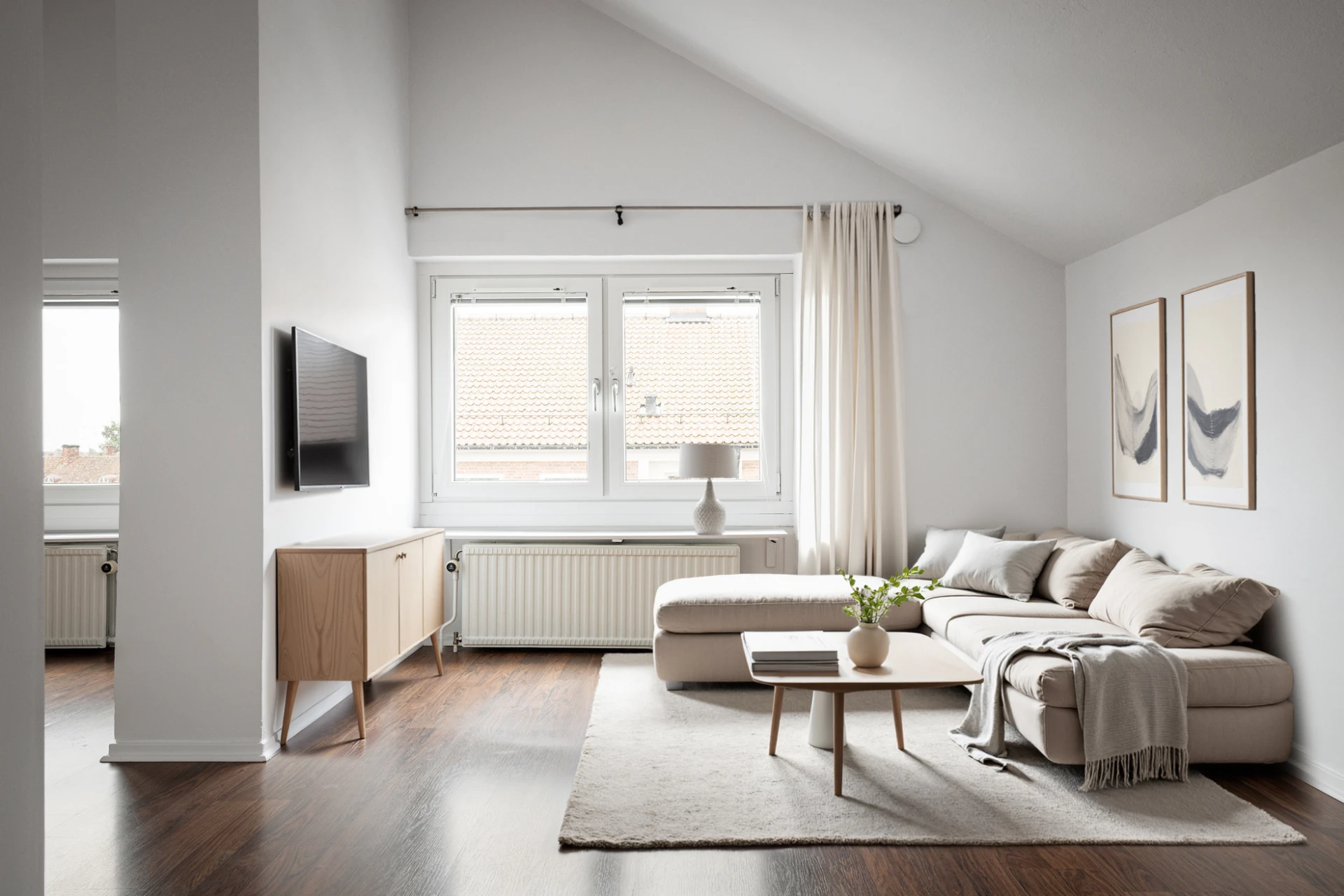 Denna visualisering är skapad i syfte att visa bostadens potential.