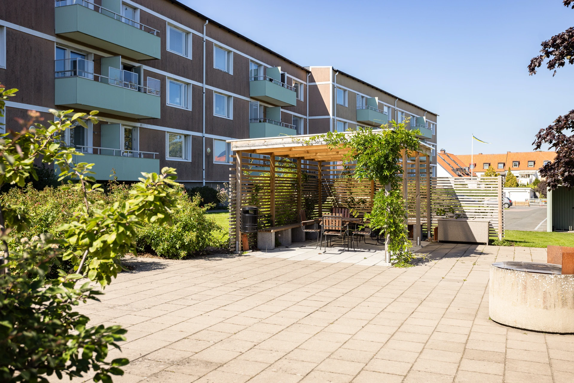 Föreningens uteplats