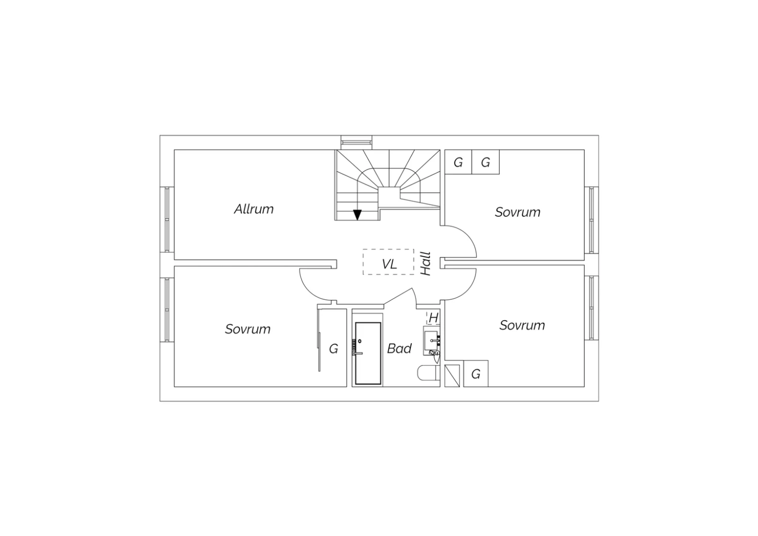 Övre plan
