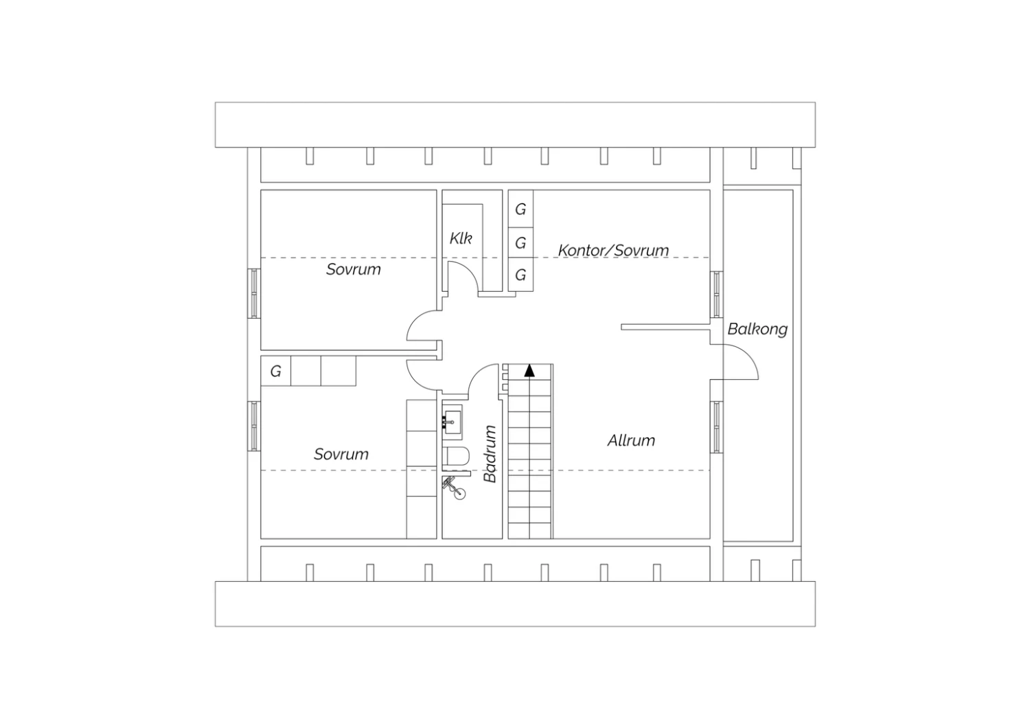 Övre plan
